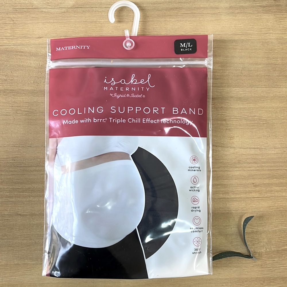 Ingrid and Isabel Maternity cooling support band